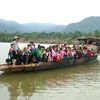 Floods cause great disruption for children travelling to school