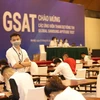 Samsung organises exams to recruit personnel (Photo: VietnamPlus)