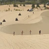 Attractive sand dunes in Binh Thuan