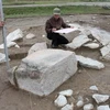 Big stones unearthed at central citadel 
