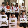 Secondary students display art in Hanoi, London