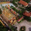 Khmer temple Monivongsa Bopharam in Ca Mau 
