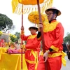 Traditional Tet re-enacted at Thang Long Royal Citadel 