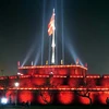 Hue lights up historic flag tower