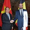 Vietnamese, Belgian PMs hold talks 