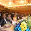 Deputy Prime Minister and Foreign Minister Pham Binh Minh (second, left) attends the banquet (Photo: VNA)