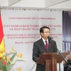 Vietnamese Ambassador to Mozambique Nguyen Van Trung speaks at the ceremony in Maputo (Photo: Vietnamese Embassy in Mozambique)