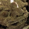 Stone lion statues - Symbol of stone sculpture art of Ly Dynasty