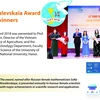 2018 Kovaleskaiva Award winners