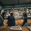 Creative space wowing visitors at Gia Lam Train Station