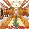 Party chief chairs meeting of Politburo, Secretariat