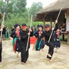 San Chay ethnic people perform folk dance to welcome harvest festival