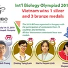 Int’l Biology Olympiad 2019: Vietnam wins 1 silver and 3 bronze medal