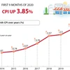 CPI in first 9 months of 2020 up 3.85%