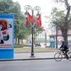 Hanoi streets decorated for National Party Congress 