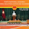 Tenth National Assembly: Bolstering industrialisation and modernisation