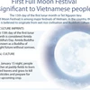 First Full Moon Festival significant to Vietnamese people