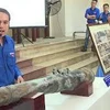 Bronze cannon dating back to feudal era introduced to public