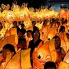 Mid-autumn lantern procession in Phan Thiet