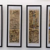 Traditional, contemporary Dong Ho paintings on display