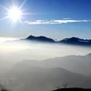 Hoang Lien Son peak at dawn