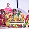 Hau dong costumes shown on the catwalk