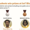 Vietnamese students win prizes at Int’l Biology Olympiad