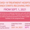 Covid-19 treatment hospital in Hanoi starts receiving patients from Sept.1