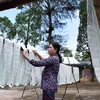 Revival of scarf weaving village in Dong Thap 