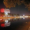 Hai Duong city sparkling at night 