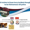 Victims in Essex lorry incident thought to be Vietnamese: UK police