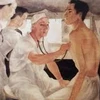 Painting featuring doctors’ perseverance appreciated 