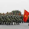 Armed forces hold rehearsal ahead of 13th National Party Congress