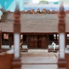 Smallest wooden miniature of communal house in Vietnam