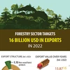 Forestry sector targets 16 billion USD in exports in 2022