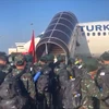 Vietnamese military rescue team returns home from Turkey 