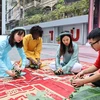 Foreign students delight in Vietnamese Tet experience