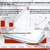 Price fluctuations of townhouses in Hanoi and Ho Chi Minh City 