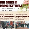 Spring festivals with attractive folk games 