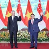 Vietnam, Singapore PMs hold talks