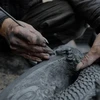 Preserving the art of coal sculpting