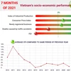 (interactive) Vietnam's socio-economic performance in seven months of 2021