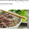 Pho ranks 2nd of 20 best soups in the world by CNN