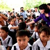 Vinh Long: over 1,400 kids get free milk 