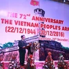 Establishment of Vietnam People’s Army celebrated in Laos