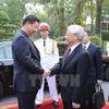 Chinese press highlights Vietnamese Party chief’s visit 