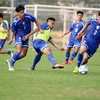 Chinese Taipei team arrives for friendly match