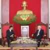 Party chief hosts Governor of Vientiane 