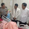 Indonesian President visits victims of bomb attacks