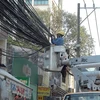 Electric power lines going underground in HCM City